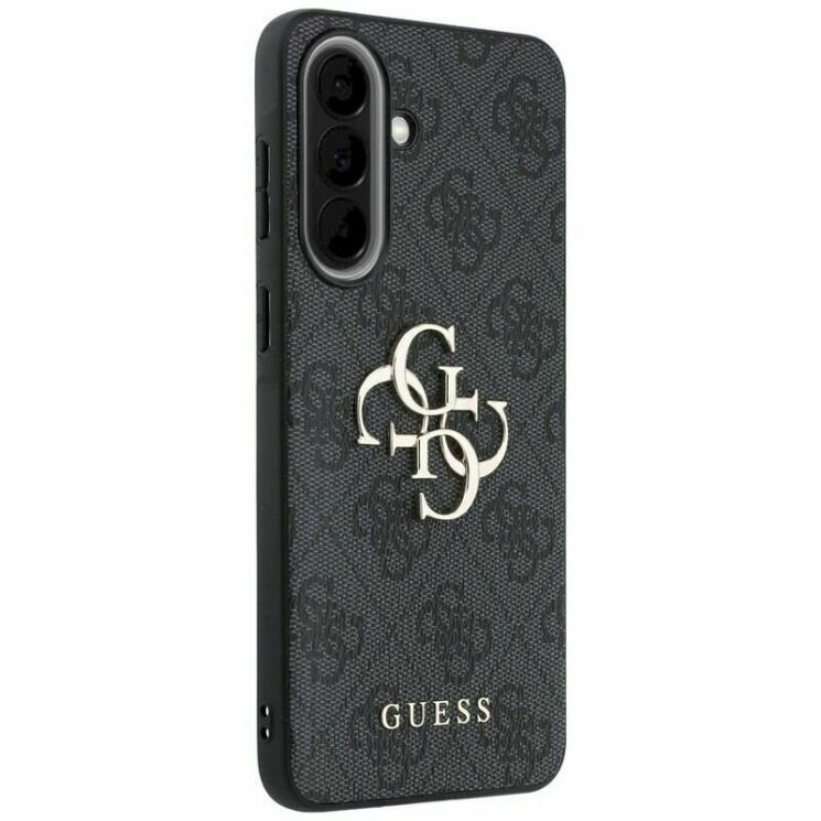 Защитный чехол Guess Leather 4G Metal Logo для Samsung Galaxy A57 (GUHCSA574GMGGR) - Black: фото 4 из 4