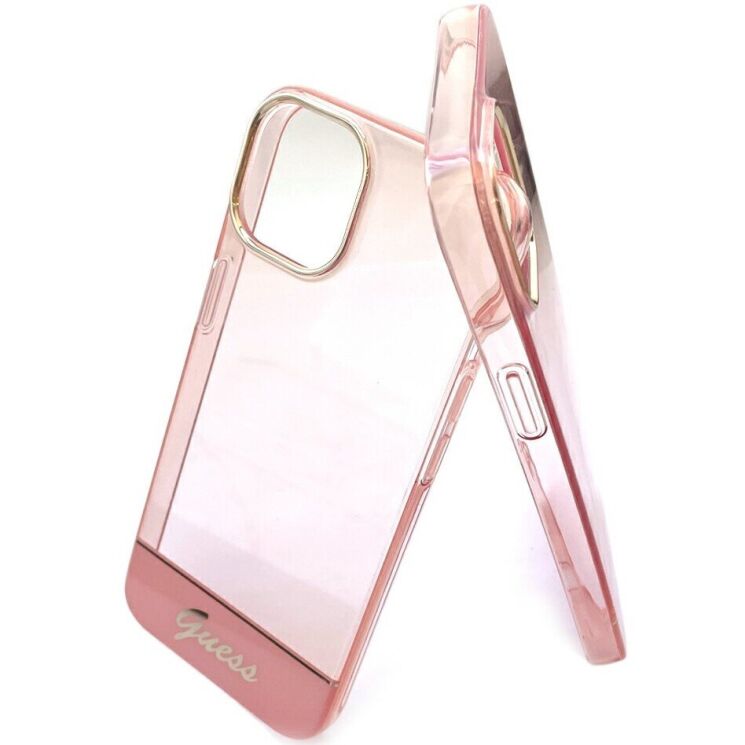 Захисний чохол Guess Outline Translucent для Apple iPhone 14 Plus - Pink: фото 7 з 9