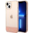 Захисний чохол Guess Outline Translucent для Apple iPhone 14 Plus - Pink (306744P)