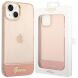 Захисний чохол Guess Outline Translucent для Apple iPhone 14 Plus - Pink (306744P). Фото 5 з 9