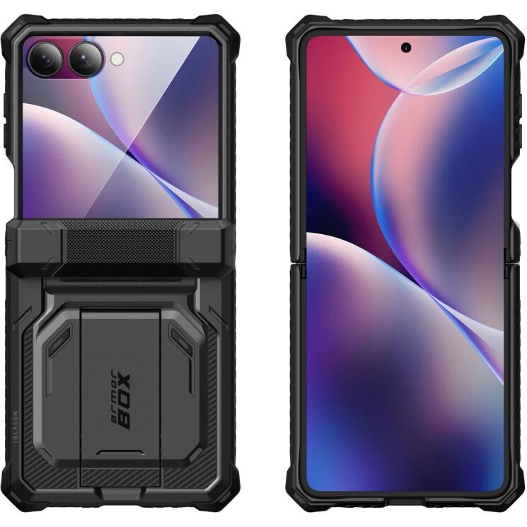 Захисний чохол i-Blason Armorbox by Supcase для Samsung Galaxy Flip 7 (843439158863) - Black: фото 5 з 15