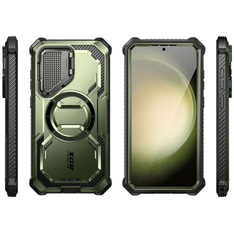 Защитный чехол i-Blason Armorbox Mag by Supcase для Samsung Galaxy S24 (S921) - Green: фото 5 из 11