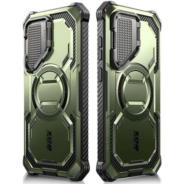 Защитный чехол i-Blason Armorbox Mag by Supcase для Samsung Galaxy S24 (S921) - Green: фото 4 из 11