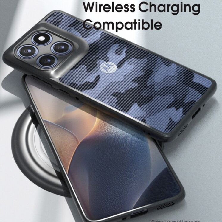 Защитный чехол IBMRS Military для Motorola Edge 60 / Edge 60 Fusion - Grid Camouflage: фото 7 из 7