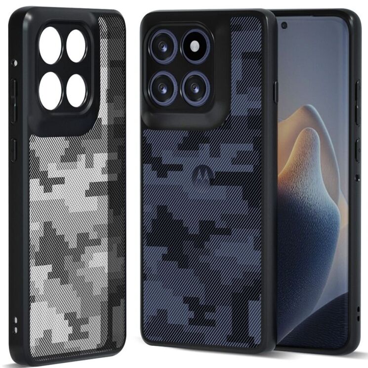 Защитный чехол IBMRS Military для Motorola Edge 60 / Edge 60 Fusion - Grid Camouflage: фото 1 из 7