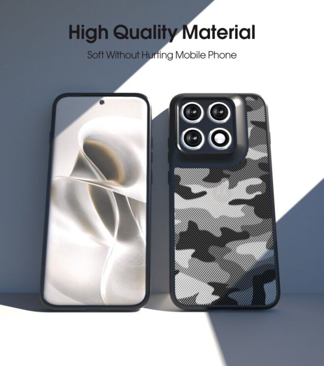 Защитный чехол IBMRS Military для Motorola Edge 70 Pro - Grid Camouflage: фото 3 из 7
