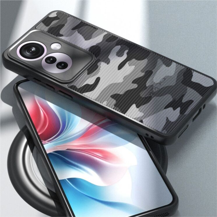 Захисний чохол IBMRS Military для OPPO Reno 11F - Grid Camouflage: фото 6 з 8