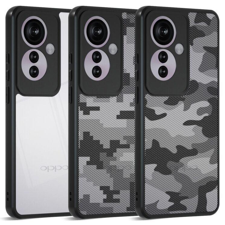 Захисний чохол IBMRS Military для OPPO Reno 11F - Grid Camouflage: фото 8 з 8