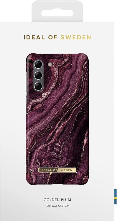 Захисний чохол iDeal Of Sweden Printed Case для Samsung Galaxy S21 (G991) IDFCAW20-S21-232 - Golden Plum: фото 3 з 3