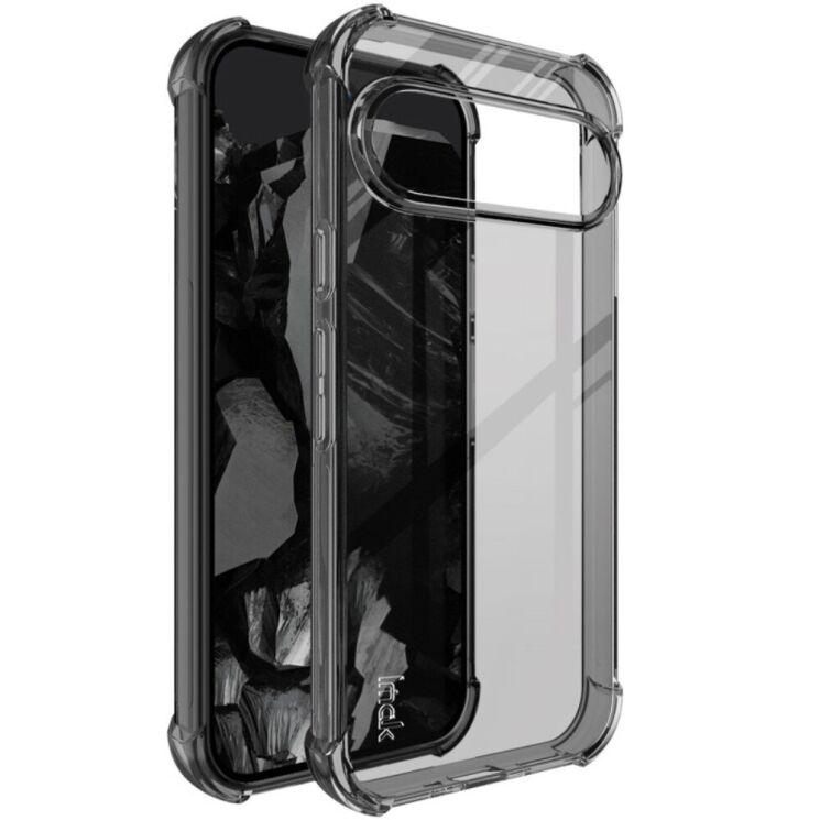 Захисний чохол IMAK Airbag MAX Case для Google Pixel 9 / 9 Pro - Transparent Black: фото 1 з 11