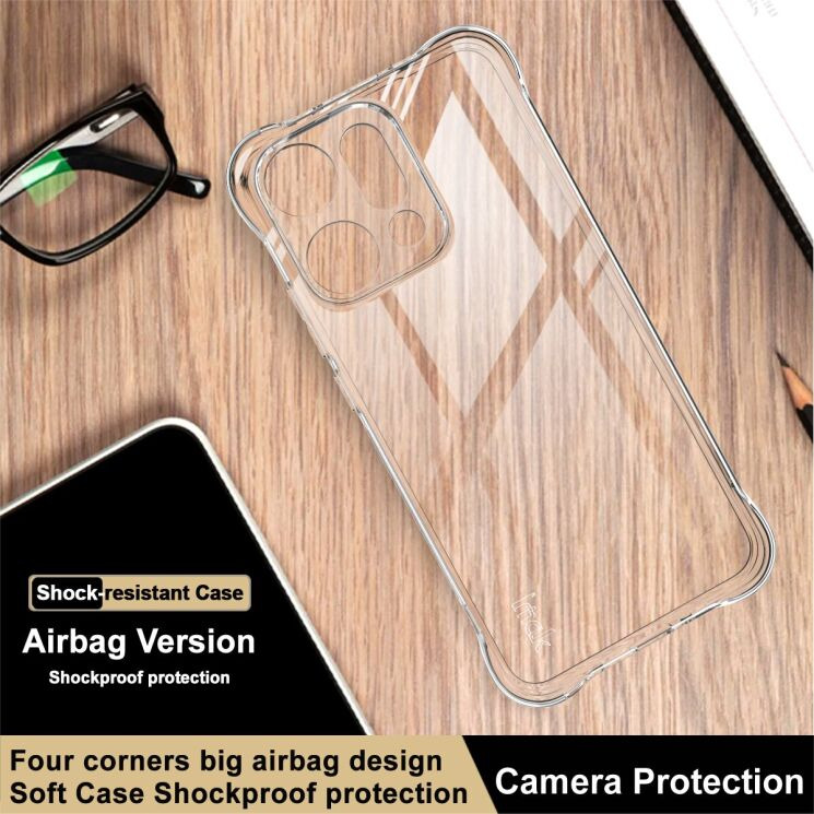 Захисний чохол IMAK Airbag MAX Case для OPPO Reno 14 5G - Transparent: фото 3 з 8