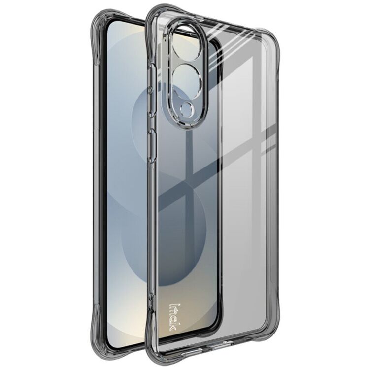 Защитный чехол IMAK Airbag MAX Case для Samsung Galaxy S25 Edge (S937) - Transparent Black: фото 1 из 9