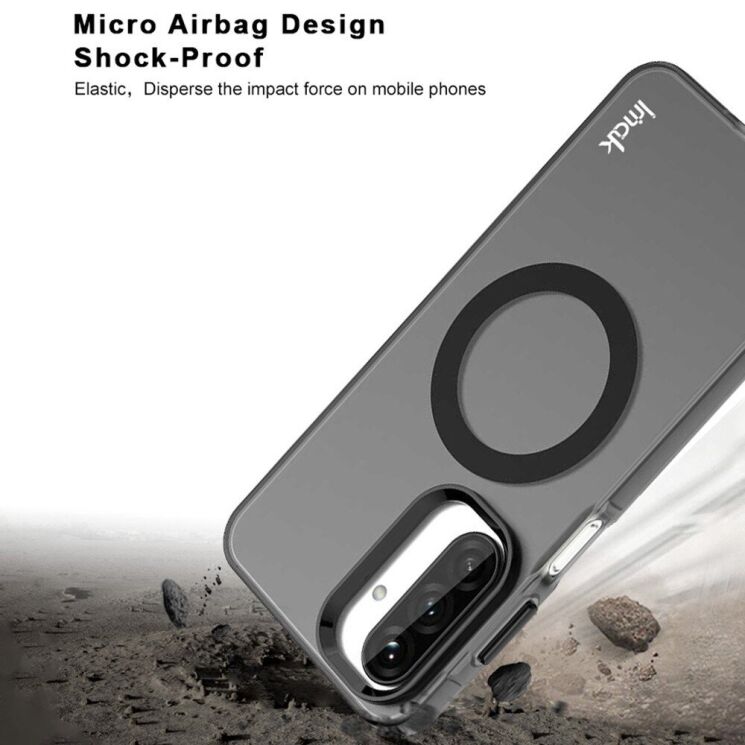 Защитный чехол IMAK Candy Series Magnetic для Samsung Galaxy A26 (A266) - Black: фото 5 из 8
