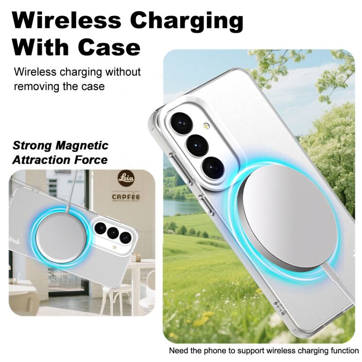 Защитный чехол IMAK Candy Series Magnetic для Samsung Galaxy S26 (S942) - Black: фото 2 из 6