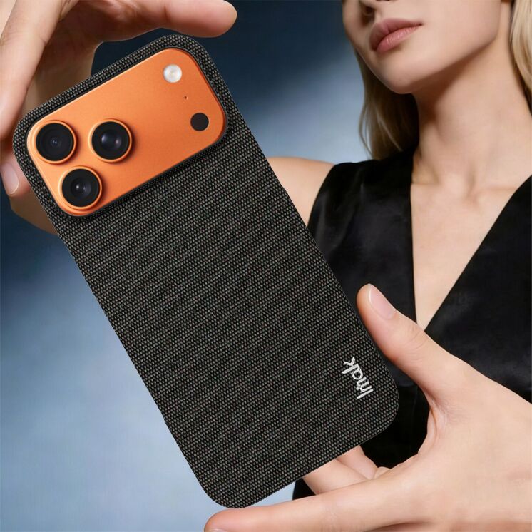 Защитный чехол IMAK Fabric Case для Apple iPhone 18 Pro Max / 17 Pro Max - Black: фото 4 из 9