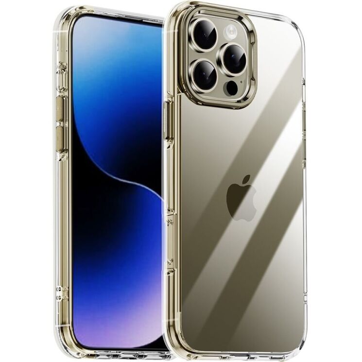 Защитный чехол IPAKY MX Series для Apple iPhone 16 Pro Max - Gold: фото 1 из 9