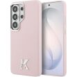 Захисний чохол Karl Lagerfeld K Metal Logo MagSafe для Samsung Galaxy S26 Ultra (S948) KLHMS26L5PGFKHGP - Pink (408544P)