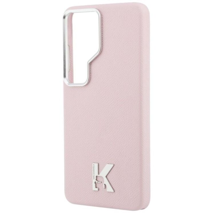 Захисний чохол Karl Lagerfeld K Metal Logo MagSafe для Samsung Galaxy S26 Ultra (S948) KLHMS26L5PGFKHGP - Pink: фото 6 з 8