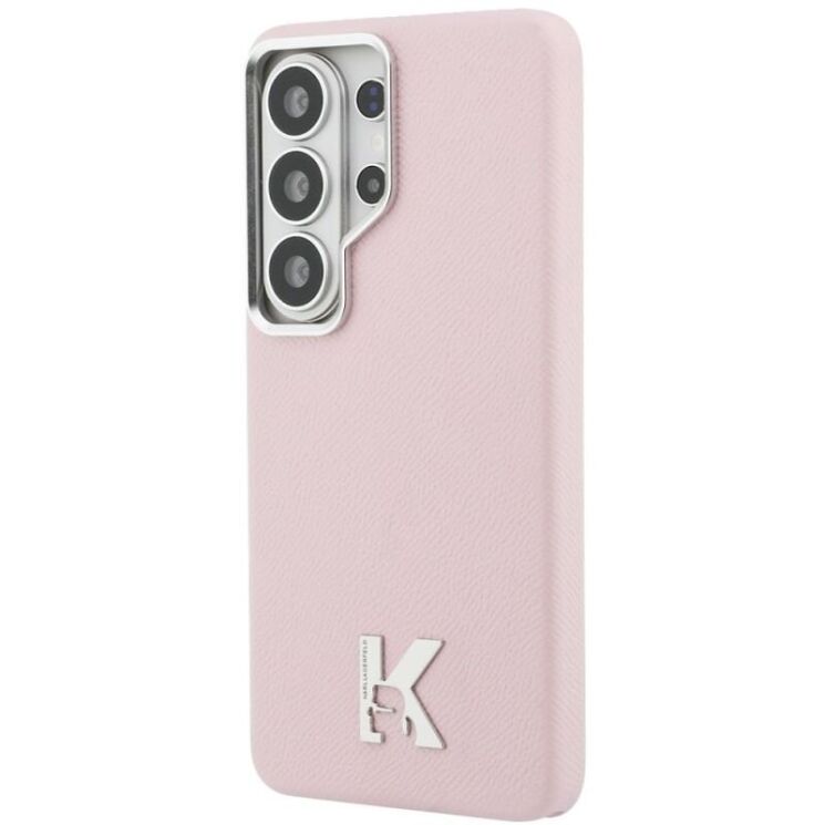 Захисний чохол Karl Lagerfeld K Metal Logo MagSafe для Samsung Galaxy S26 Ultra (S948) KLHMS26L5PGFKHGP - Pink: фото 4 з 8