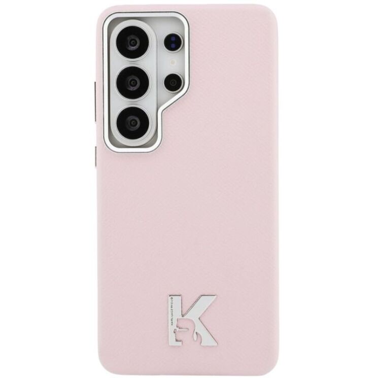 Захисний чохол Karl Lagerfeld K Metal Logo MagSafe для Samsung Galaxy S26 Ultra (S948) KLHMS26L5PGFKHGP - Pink: фото 2 з 8