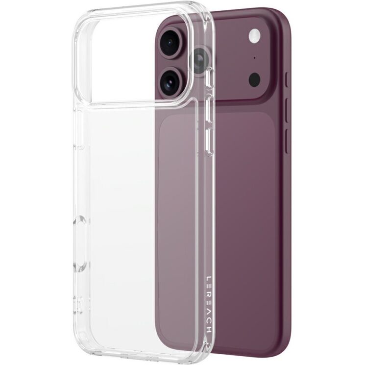 Захисний чохол LEREACH TOC Crystal Series для iPhone 18 Pro / 17 Pro - Transparent (423648T) Захисний чохол LEREACH TOC Crystal Series для iPhone 18 Pro / 17 Pro - Transparent: фото 1 з 13