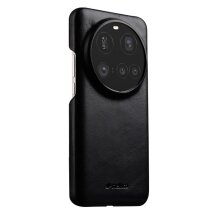 Защитный чехол MELKCO Leather Back Cover (with MagSafe Support) для Xiaomi 15 Ultra - Black: фото 1 из 2