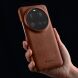 Захисний чохол MELKCO Leather Back Cover (with MagSafe Support) для Xiaomi 15 Ultra - Brown (377339Z). Фото 2 з 2