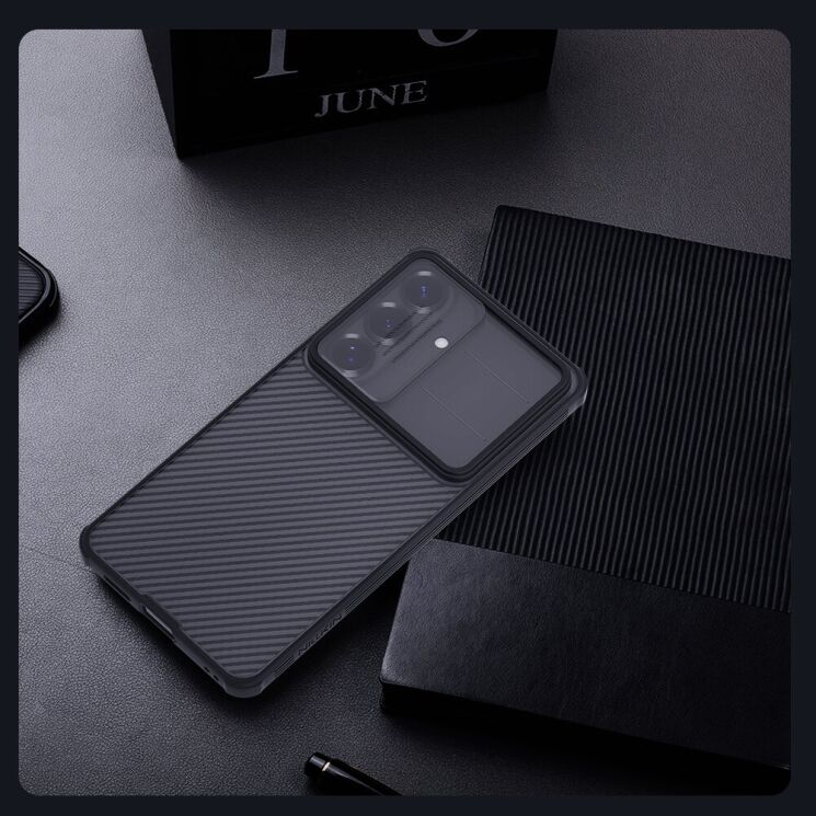Захисний чохол NILLKIN CamShield Pro (Clear Version) для Samsung Galaxy A37 (A376) - Black (406022B) Захисний чохол NILLKIN CamShield Pro (Clear Version) для Samsung Galaxy A37 (A376) - Black: фото 15 з 17