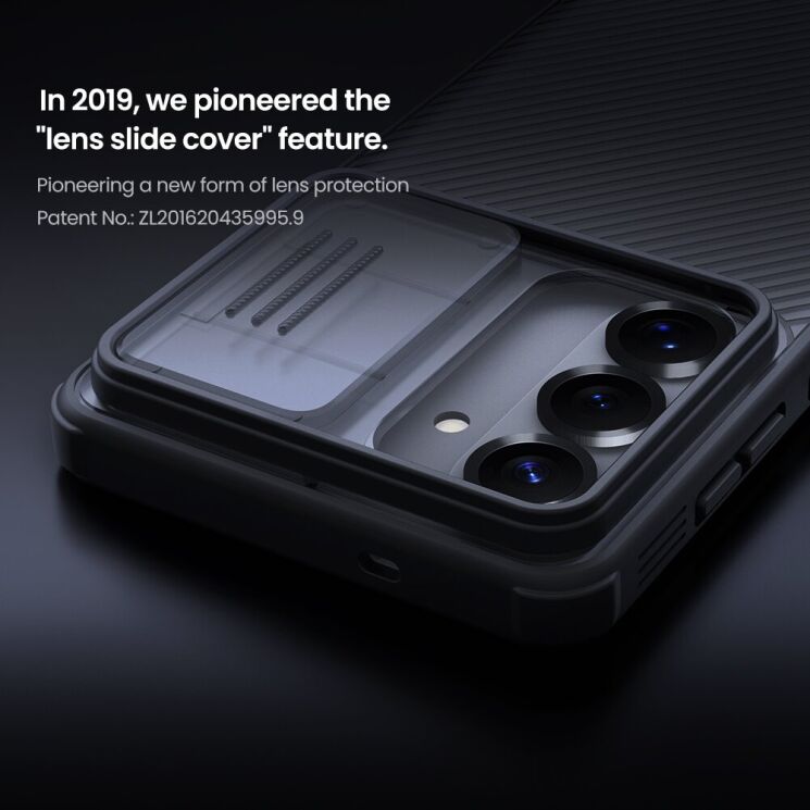 Захисний чохол NILLKIN CamShield Pro (Clear Version) для Samsung Galaxy A37 (A376) - Black (406022B) Захисний чохол NILLKIN CamShield Pro (Clear Version) для Samsung Galaxy A37 (A376) - Black: фото 7 з 17