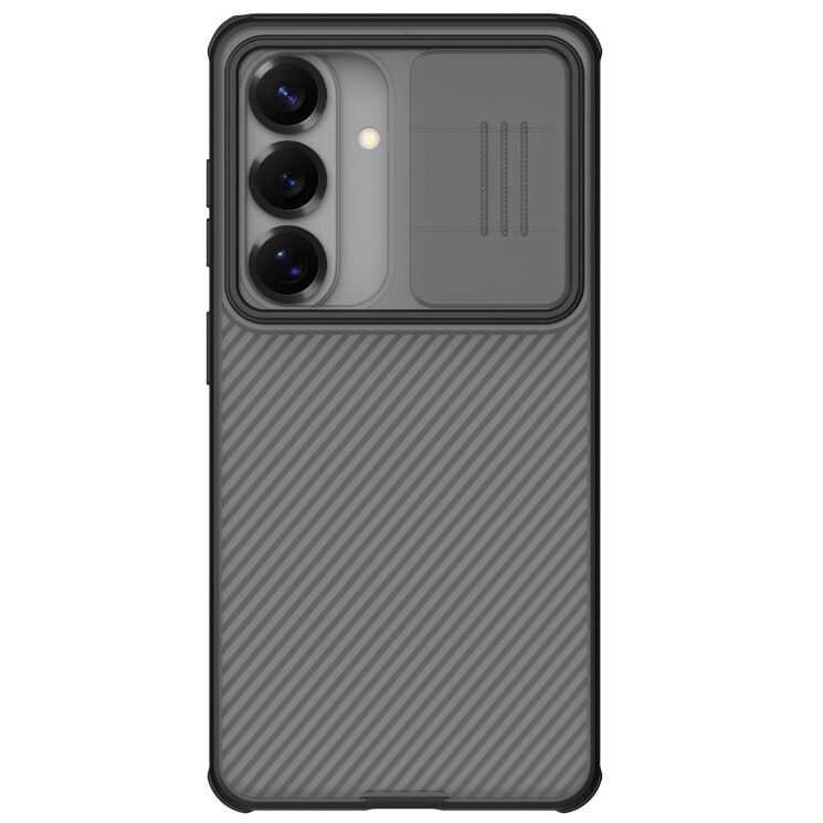 Захисний чохол NILLKIN CamShield Pro (Clear Version) для Samsung Galaxy A37 (A376) - Black (406022B) Захисний чохол NILLKIN CamShield Pro (Clear Version) для Samsung Galaxy A37 (A376) - Black: фото 1 з 17