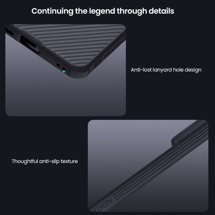 Захисний чохол NILLKIN CamShield Pro (Clear Version) для Samsung Galaxy A37 (A376) - Black (406022B) Захисний чохол NILLKIN CamShield Pro (Clear Version) для Samsung Galaxy A37 (A376) - Black: фото 13 з 17