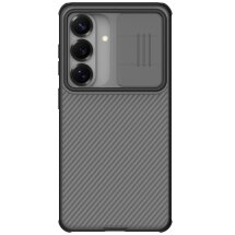 Защитный чехол NILLKIN CamShield Pro (Clear Version) для Samsung Galaxy S26 - Black: фото 1 из 17