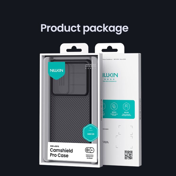 Защитный чехол NILLKIN CamShield Pro (Clear Version) для Samsung Galaxy S26 - Black: фото 17 из 17