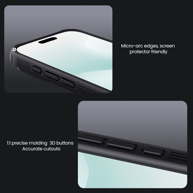 Защитный чехол NILLKIN CamShield Pro для Apple iPhone 17 Pro - Black: фото 13 из 18