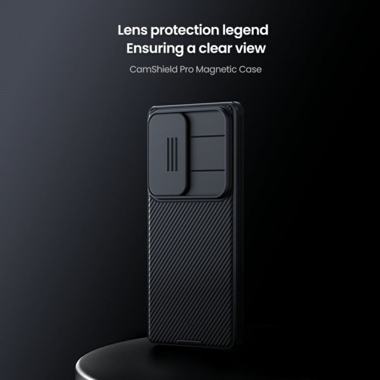 Защитный чехол NILLKIN CamShield Pro with Magnetic Attachment для Samsung Galaxy S25 Ultra (S938) - Black: фото 5 из 16