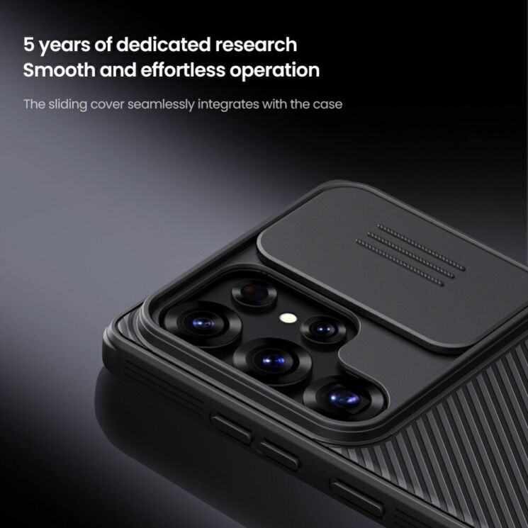 Защитный чехол NILLKIN CamShield Pro with Magnetic Attachment для Samsung Galaxy S25 Ultra (S938) - Black: фото 7 из 16
