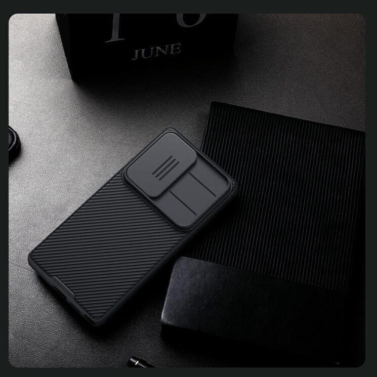 Защитный чехол NILLKIN CamShield Pro with Magnetic Attachment для Samsung Galaxy S25 Ultra (S938) - Black: фото 15 из 16