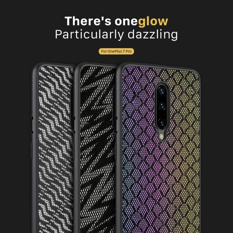 Захисний чохол NILLKIN Shiny Series для OnePlus 7 Pro - Black / Silver: фото 7 з 17