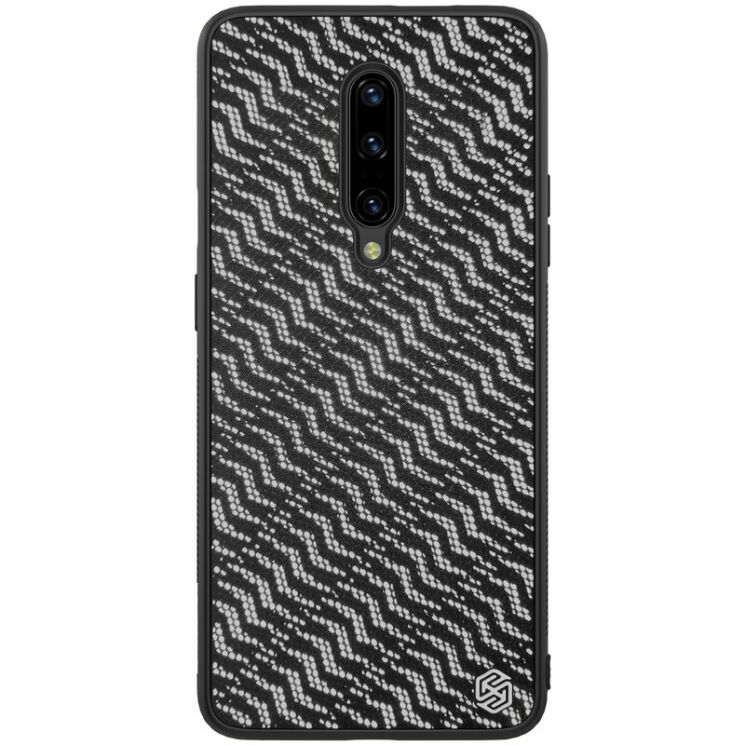 Захисний чохол NILLKIN Shiny Series для OnePlus 7 Pro - Black / Silver: фото 1 з 17