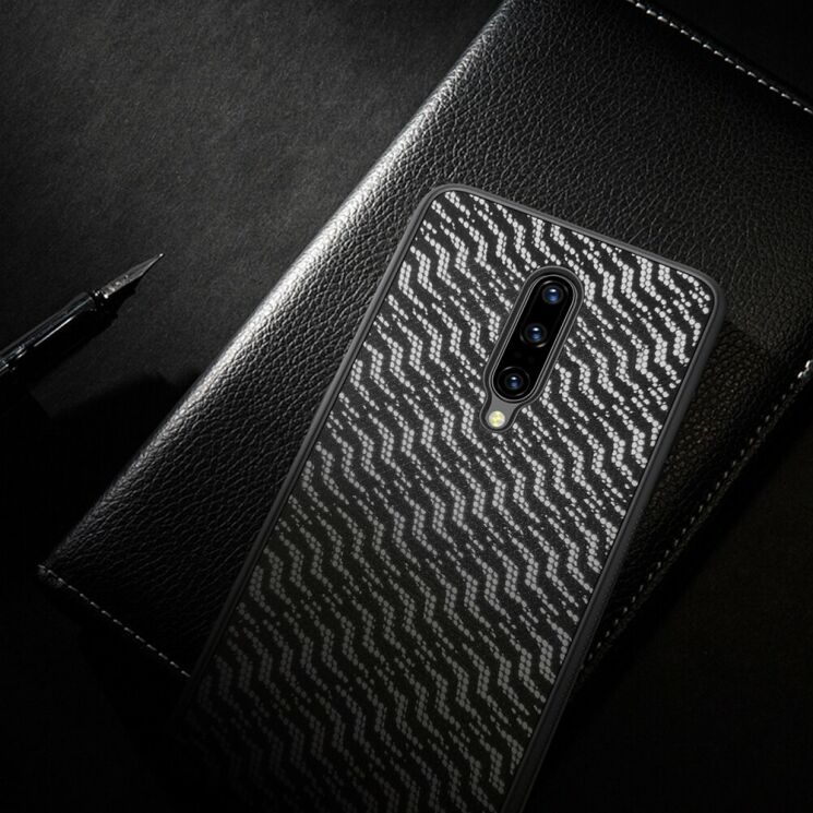 Захисний чохол NILLKIN Shiny Series для OnePlus 7 Pro - Black / Silver: фото 5 з 17