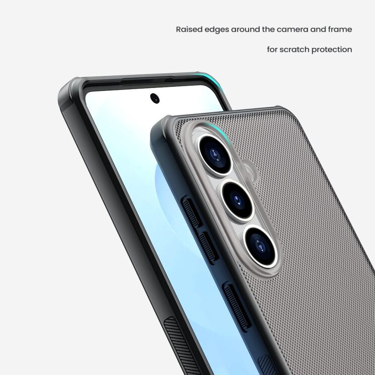 Захисний чохол NILLKIN Super Frosted Shield Pro для Samsung Galaxy A37 (A376) - Black: фото 11 з 14