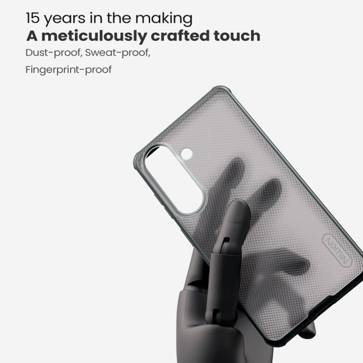 Захисний чохол NILLKIN Super Frosted Shield Pro для Samsung Galaxy A37 (A376) - Black: фото 8 з 14