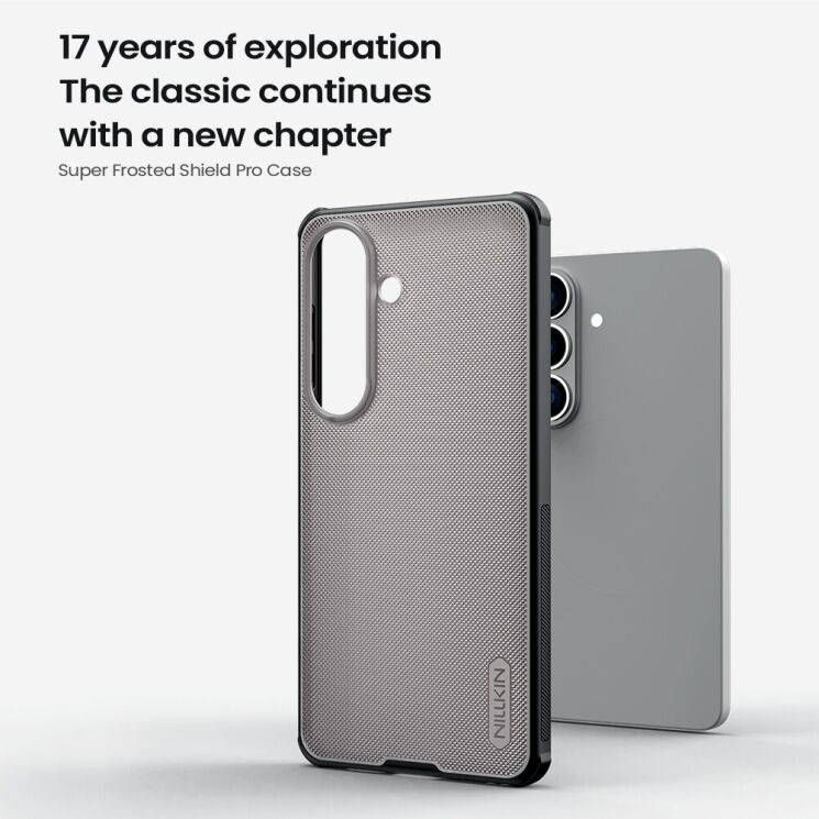 Захисний чохол NILLKIN Super Frosted Shield Pro для Samsung Galaxy A37 (A376) - Black: фото 6 з 14