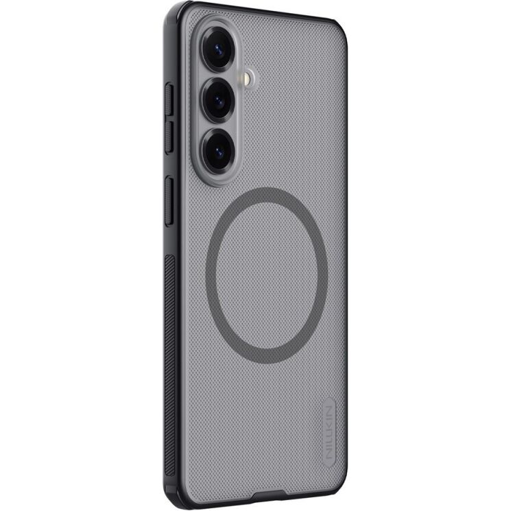 Защитный чехол NILLKIN Super Frosted Shield Pro Magnetic для Samsung Galaxy S26 FE - Transparent Black: фото 3 из 16