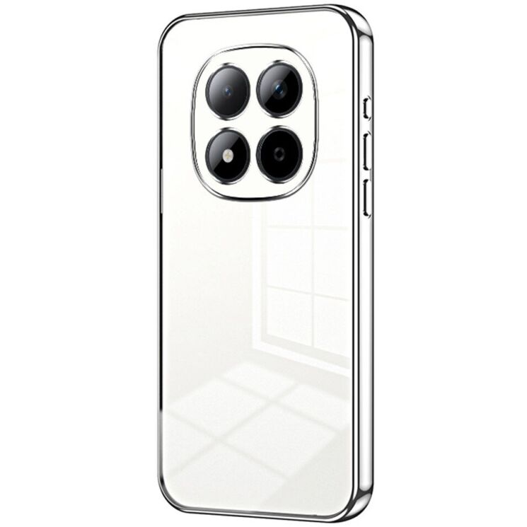 Защитный чехол Reframe Electroplating Frame для Xiaomi Redmi Note 15 Pro 5G - Silver: фото 1 з 8