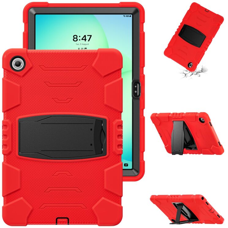 Защитный чехол Reframe Hybrid Armor для Samsung Galaxy Tab A11 Plus (X230/236) - Red: фото 1 из 9