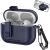 Защитный чехол Reframe Leather Texture для Apple AirPods Pro 2 - Dark Blue: фото 1 из 7