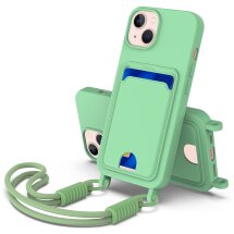 Защитный чехол Reframe Silicone Holder для Apple iPhone 13 / iPhone 14 - Green: фото 1 из 7