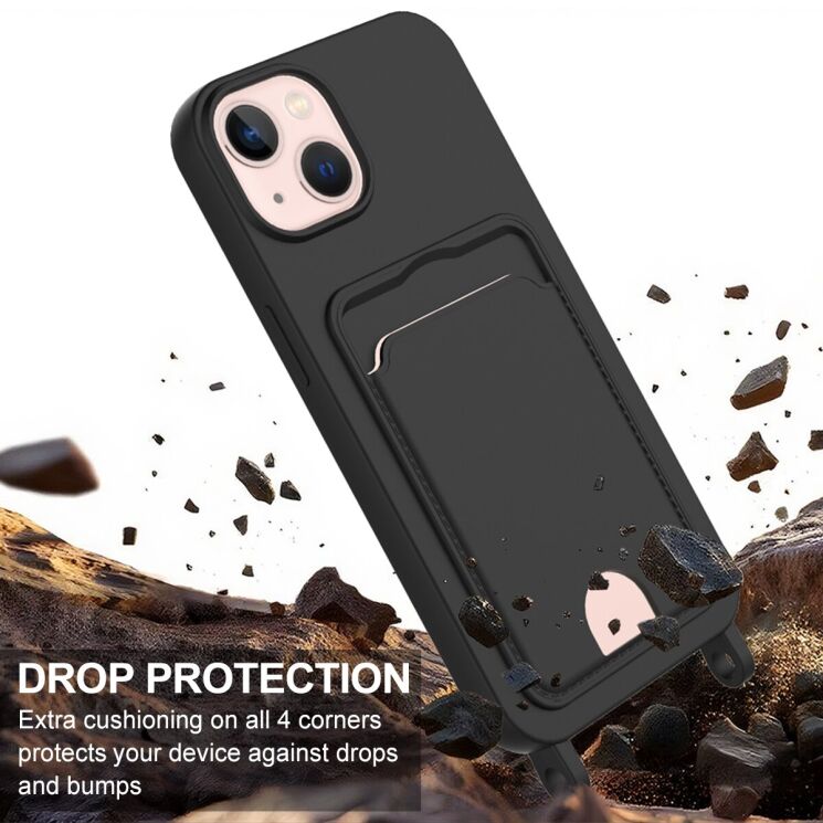 Захисний чохол Reframe Silicone Holder для Apple iPhone 13 / iPhone 14 - Black: фото 5 з 7