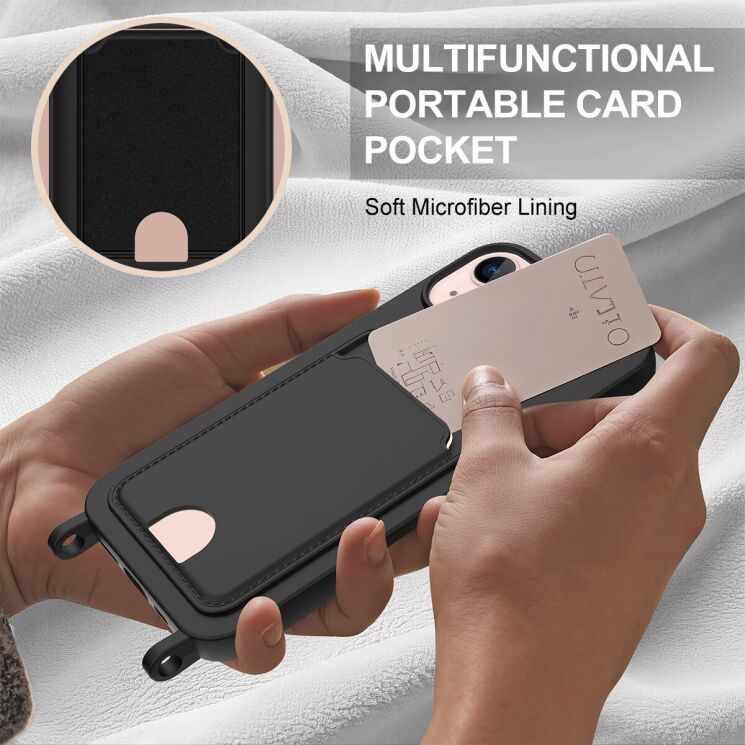 Захисний чохол Reframe Silicone Holder для Apple iPhone 13 / iPhone 14 - Black: фото 6 з 7